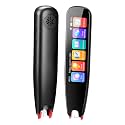 SVANTTO S2 Reader Translator Pen Scanner, Text to Speech Device for Dyslexia, OCR Digital Highlighter Pen, Exam, Bluetooth Langage Translator, No Monthly Fee（Black）