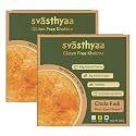 Svasthyaa Chola Fadi Khakhra | Gluten Free Roasted Khakra Snack | Black Eyed Beans Khakhra | No Palm Oil, No Maida | Healthy Light Diet Snack | 200g | Pack of 2