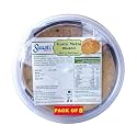Svasti Dry Bhakri Snacks | Roasted Healthy Gujarati Snacks | No Maida | No Artificial Colours | No Onion &amp; No Garlic | Vacuum Packed | Whole Wheat Bajri Methi Bhakhri - 200 gms (Pack Of 8)