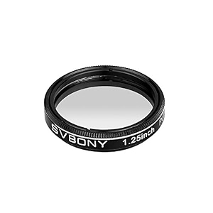 svbony 125 inches linear polarizer filter anodized aluminum optical glass for lunar planetary observing 125inch