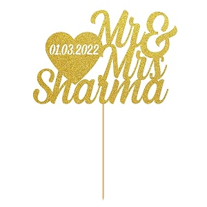 custmised mr and mrs cake topper bride and groom sign wedding engagement cake toppers decorations