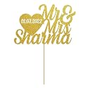 custmised Mr and Mrs Cake Topper, Bride and Groom Sign Wedding, Engagement Cake Toppers Decorations