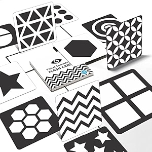 high contrast flash cards for new born baby - age group 0-3 year visual stimulation amp sensory development for newborns learning cards front back 20 cards 40 visuals