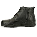 SVPANTHER Men39s Side Zip Ankle Leather Boots