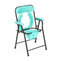 SVS SURGICAL Commode Chair for unisex/ADULT Comfortable Safe chair Commode Chair (Green) Commode Chair