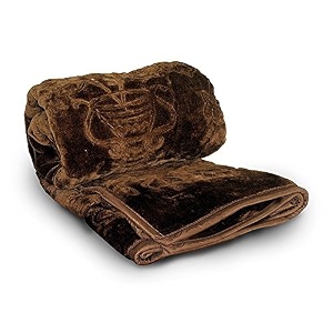 svt velvet floral embossed super soft heavy double bed mink blanket for winter baby pink double lightweight tc - 200