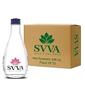 SVVA Earth's Finest Water Premium Subterranean Water | 250 ML Pack 12 (Glass), Alkaline pH 8+ | Balanced Mineral Essential Healthy Mineral Hydration | Premium Glass Bottle Refillable Bottle