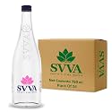 SVVA Earth's Finest Water Premium Subterranean Water | 750 ML Pack 24 (Glass), Alkaline pH 8+ | Balanced Mineral Essential Healthy Mineral Hydration | Premium Glass Bottle Refillable Bottle