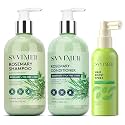 Svvimer Rosemary Shampoo and Conditioner Plus Hair Boost Spray Set - Hair Volumizing Thickening Products - 3 Products
