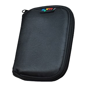 portable 25 inch hard disk pouch - safe and secure storage for seagate western digital toshiba sandisk crucial samsung and more 2tb 1tb 500gb 320gb 160gb