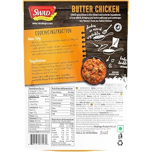 swad butter chickenmakhanieasy to cook - pure vegetarian 250gm - pack of 2