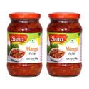 SWAD Delicious and Spicy Mango Pickle / Aam ka Achar | 400 gm Each Mango Pickle (2 x 400 g)