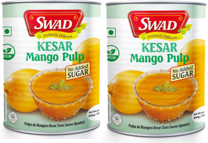swad kesar mango pulp  no added preservatives  sugar 1700 g