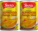SWAD Ratnagiri Alphonso Mango Slice | Pack of 2 - 450g Each |