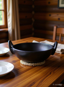 Swadeshi Blessings Unglazed Clay Pot for Cooking