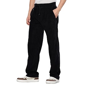 SWADESI STUFF Mens Corduroy Trousers Mid-Rise