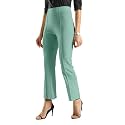 SWADESI STUFF Womens Bell Bottom Trousers 