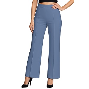 SWADESI STUFF Womens High Waisted Bell Bottom