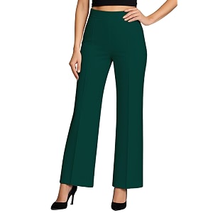 SWADESI STUFF Womens High Waisted Bell Bottom