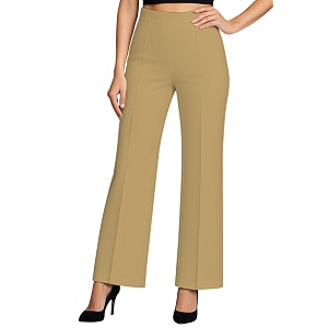 SWADESI STUFF Womens High Waisted Bell Bottom