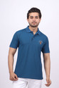 swagfit Men Solid Polo Neck Cotton Blend