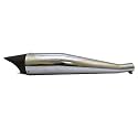 Swagman - DD-SWE-0261 Shark Ceramic-Wool Exhaust for Royal Enfield Thunderbird (Chrome and Black)