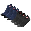 SWAGR 6 Pairs Sports Socks for Men Ankle Length Athletic Running Socks, Pack of 6, Free Size