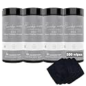 Swanky Stainless Steel Cleaner Wipes - Grime & Grease Remover Kitchen Cleaning Supplies - Clean & Shine, For Stove Top, Refrigerator, Sink, Oven, & Household Appliances - Canister, 200 Count