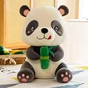 Swara's Store Panda Soft Toy Cute Plush Panda with Bamboo Soft Toy 35 cm