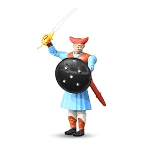 swarajyache shiledar - the true super hero - 6 inch tall action figure with accessories mawala - old blue