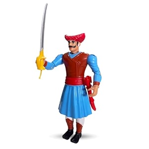 swarajyache shiledar - the true super hero - 6 inch tall action figure with accessories mawala blue