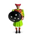 Swarajyache Shiledar - The True Super Hero - 6 Inch Tall Action Figure with Accessories (Mawala, Green)