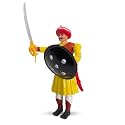 Swarajyache Shiledar - The True Super Hero - 6 Inch Tall Action Figure with Accessories (Pant Pratinidhi, Yellow)