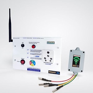 swarn jal model wl-a-sm wireless fully automatic water level controller with 4 level indicator 2-5 km  50 floors long range 3 modes fully automatic auto offcut amp manual mode1 year warranty