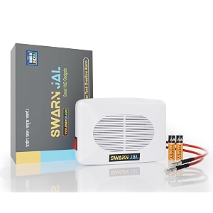 swarn jal model a-vo-c water tank alarm overflow control bell cellbattery powered loud human voice brass sensors 100 shock proof 1-3 years cell life  2 alkaline cells