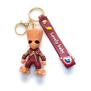 cartoon characters anti-rust premium adorable silicon keychains accessories with metal hook amp charm purse for kids gifts for men women boys amp girls