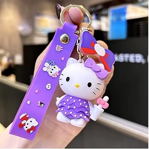 swasti resin and craft cartoon characters anti-rust premium adorable silicon keychains accessories with metal hook amp charm purse for kids gifts for men women boys amp girls