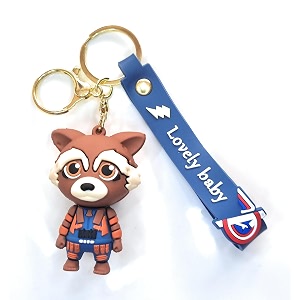 cartoon characters anti-rust premium adorable silicon keychains accessories with metal hook amp charm purse for kids gifts for men women boys amp girls