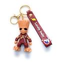 Cartoon Characters Anti-Rust Premium Adorable Silicon Keychains Accessories with Metal Hook &amp; Charm Purse for Kids Gifts for Men, Women, Boys &amp; Girls