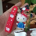 Swasti Resin and Craft Cartoon Characters Anti-Rust Premium Adorable Silicon Keychains Accessories with Metal Hook &amp; Charm Purse for Kids Gifts for Men, Women, Boys &amp; Girls