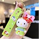 Swasti Resin and Craft Cartoon Characters Anti-Rust Premium Adorable Silicon Keychains Accessories with Metal Hook &amp; Charm Purse for Kids Gifts for Men, Women, Boys &amp; Girls