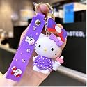 Swasti Resin and Craft Cartoon Characters Anti-Rust Premium Adorable Silicon Keychains Accessories with Metal Hook &amp; Charm Purse for Kids Gifts for Men, Women, Boys &amp; Girls