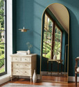 Swcreations Full length Arch Mirror for Women Decorative Mirror (Contemporary Finish : Matte)