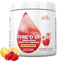 Sweat Ethic FYRE’D UP, 200MG Natural Caffeine, Supports Active Lifestyle &amp; Dietary Control, Easy-Mix Powder for Pre Workout Energy, Raspberry Lemonade Flavor, 30 Srvgs