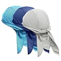 Sweat Wicking Durags Cooling Doo Rags Breathable Helmet Liner Cycling Caps for Men and Women