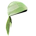 Sweat Wicking Beanie - Cooling Helmet Liner - Breathable Durags Skull Caps for Men and Women (Green)