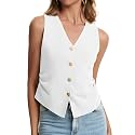 Sweater Vest Women Dressy Button Up Knit Sleeveless Tank Tops Work Business Casual Outfits Summer