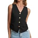 Sweater Vest Women Dressy Button Up Knit Sleeveless Tank Tops Work Business Casual Outfits Summer