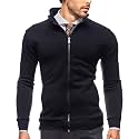 Sweaters for Men Cardigan Sweatshirt Hoodless Zip Up Jacket High Neck Lightweight Sueter Para Hombres