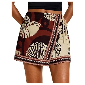 SweatyRocks Womens Boho Mini Skirts Floral Shorts
